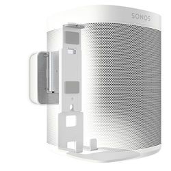 VOGEL'S SOUND 4201 speaker beugel voor Sonos One & One SL | Kantelbaar (-30°/+30°) en draaibaar (70°) | Ook geschikt voor Sonos Play:1 | Wit