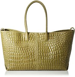 Liebeskind Berlin Noos Complemento Waxy Croco Chelsea Shopper L, Princess Green-7708,