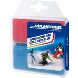 Holmenkol Worldcup Mix Koud rood-blauw 2X 35g