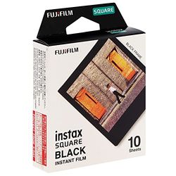 Fujifilm instax Square Black, filme instantâneo, 10 fotos
