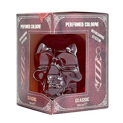 Bandido Perfumed Cologne Classic 400 ml Splash | After-Shave för Män | Långvarig Cologne | Barberparfym | Hög Doftolja | Kryddig, Fräsch Doft i Dödskalledesign