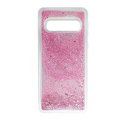 BABACO Custodia per telefono Samsung S10 Liquid Glitter Effect, rosa