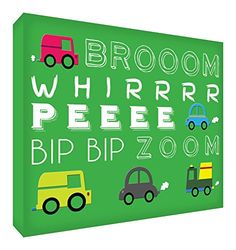 Feel Good Art ZOOMCAR-A7BLK-04IT foto, decoratievoorwerp, van acryl, opschrift in Italiaanse taal 10,5 x 7,4 x 2 cm groen