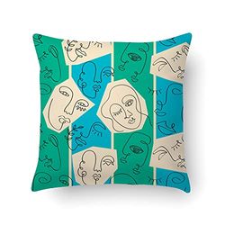 Doge Milano Coussin avec impression numérique, 100% Made in Italy, Coussin de canapé décoratif, amovible et lavable, modèle Néhémie, 40x40x5 cm