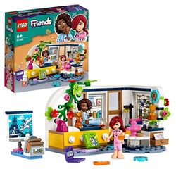 LEGO 41740 Friends Habitación de Aliya, Set Fiesta de Pijamas, Juguete Coleccionable para Niñas y Niños, Mini Muñeca Paisley y Perrito, Regalo de Semana Santa y Pascua