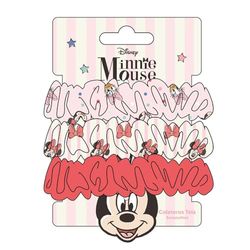 Disney Minnie Mouse – Lot de 3 chouchous antidérapants et doux pour queue de cheval (2 imprimés, 1 couleur unie)