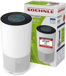 Soehnle AirFresh Clean Connect 500, purificateur d'air connecté avec application silencieux, élimine 99,5% des particules et allergènes, purificateur électrique, filtres & lampe UV détruit les germes