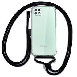 Coole beschermhoes voor Samsung A226 Galaxy A22 5G koord zwart