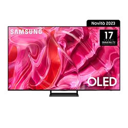 Samsung TV OLED QE77S90CATXZT, Smart TV 77” Serie S90C perfetto per il Gaming, OLED, Dolby Atmos, Alexa e Google Assistant Integrata, 2023, DVB-T2, Titan Black