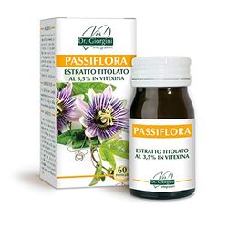 Dr Giorgini Passiflora Extract Titrated to 3.5% in Vitexin Tablets - 30 g