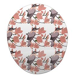 Bonamaison, Tapis de Souris Ergonomique avec Repose-Poignet - Impression numérique - pour Le Bureau et la Maison - 20 x 23 cm