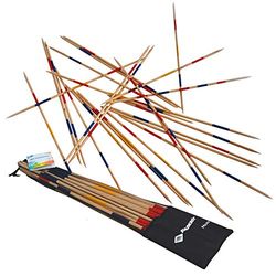 Schildkröt Mikado Set, la Versione Gigante del Gioco Classico, 25 Bastoncini, Lunghezza 90 cm, in Legno Certificato FSC, in una Borsa Richiudibile, 970110
