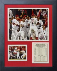 Legends Never Die 2002 Los Angeles Engelen van Anaheim Champions Ingelijst Photo Collage, 11 door 14-Inch