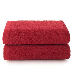 Top Towel - Juego de 2 toallas de bidé - Toallas de baño - Toallas pequeñas - 100% Algodón- 400g/m2 - Medida 30x50cms