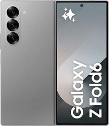 Samsung Galaxy Z Fold6, 5G Android smartphone met Galaxy AI, 256 GB, snellader 25 W inbegrepen, smartphone ontgrendeld, grijs, Franse versie
