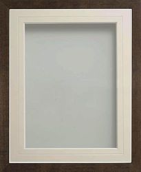 Frame Company Webber Brown with Ivory V-Groove Mount, 16x12 for 12x8 inch