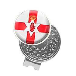 Asbri Golf Unisex Adult Northern Ireland Cap Clip - Silver, N/A