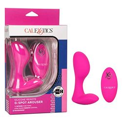 AROUSER ESTIMULADOR DE SILICONA PUNTO G CONTROL REMOTO - ROSA