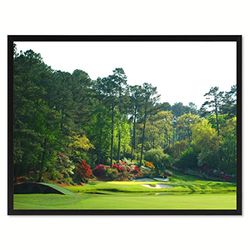 SpotColorArt Augusta Golf Course Foto Foto Foto Foto Handgemaakte Ingelijste Canvas Print