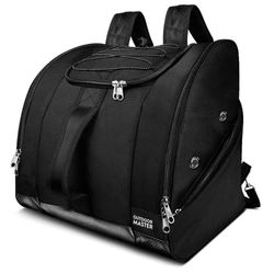 OutdoorMaster Sac à Bottes – 50 L – Sac pour Bottes de Ski et de Planche à Neige, Excellent pour Les Voyages avec extérieur et Fond imperméables – pour Hommes, Femmes et Jeunes – Noir, Ours Polaire