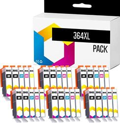 Toner 1 Unidad Reemplazos para HP 364 364XL, Cartuchos de Tinta compatibles para HP Photosmart 5520 7510 5510 7520 5522, HP Officejet 4620, HP Deskjet 3520 3070A