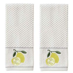 SKL Home Lemon Zest Handdoekenset, Wit