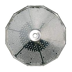 Paderno World Cuisine Sieve voor 5-kwart RVS Food Mill met 1/16-inch Perforaties 1/16" (1 1/2mm) ZILVER