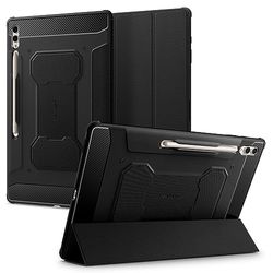 Spigen Rugged Armor Pro Case Ontworpen voor Samsung Galaxy Tab S10 Ultra (2024) / S9 Ultra (2023) / S8 Ultra (2022) - Zwart