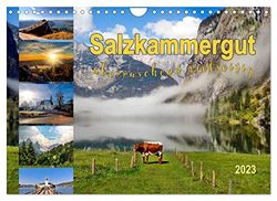 Salzkammergut, überraschend vielseitig (Wandkalender 2023 DIN A4) : Das Salzkammergut besticht mit Bergen, Seen und schönen Aussichten. (Monatskalender, 14 pages) (CALVENDO Orte)
