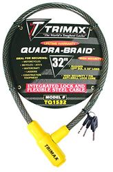 Trimax Kabel antykradzieżowy z kluczem 32" x 15 mm Trimaflex