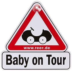 Reer 80210 Baby On Tour Triangolino Auto, Confezione 1 Pezzo