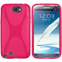 mumbi Hoes compatibel met Samsung Galaxy Note 2 telefoonhoes telefoonhoes telefoonhoes roze