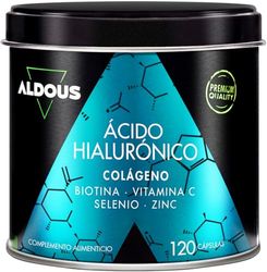 Collagene e Acido Ialuronico 220 mg - 120 Capsule con Vitamina C, Biotina, Zinco e Selenio - Integratore Capelli, Pelle, Unghie -1000mg Collagene Idrolizzato - Articolazioni, Muscoli e Ossa - Bellezza