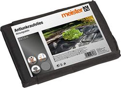 Meister Onkruiddoek 5 x 1,5 m - 30 g/m² - PP - zwart - voorkomt onkruidgroei - slaat bodemwarmte en vocht op - ondersteunt het rijpingsproces/mulchvlies/onkruidbestrijding / 9961360