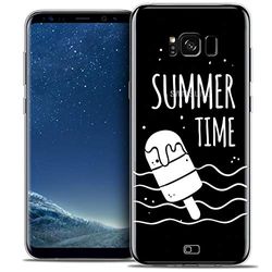 Caseink - fodral för Samsung Galaxy S8+/ Plus (G955) [Crystal Gel HD Collection Summer Design Summer Time - mjuk - ultratunn - tryckt i Frankrike]