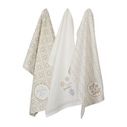 DII - Toalhas decorativas de algodão para o Natal, casa e cozinha, 18 x 28 cm
