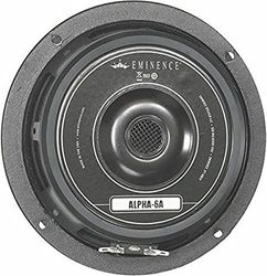 Eminence American Standard Alpha-6A 6" Pro Audio Speaker, 100 Watts at 8 Ohms