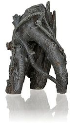 BiOrb - Piccola scultura di radice di Amazzonia, centrotavola in resina ceramica per acquari d'acqua dolce e marina, grigio