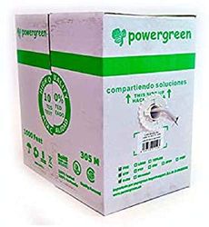 POWERGREEN - netwerkkabel UTP Cat 5e RIGIDO 305 meter box