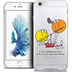 Caseink - Beschermhoes Case voor Apple iPhone 6/6s [Licence Official Collector Les Shadoks® Design Vivre voor Pomper - Flexibel - Ultradun - Gedrukt in Frankrijk]