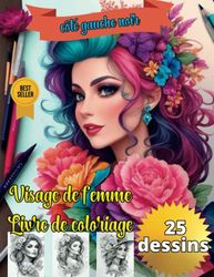 Visage de femme: Livre de coloriage pour votre détente