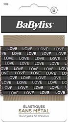 Babyliss SET DI ELASTICI PIATTI STAMPATI LOVE*10