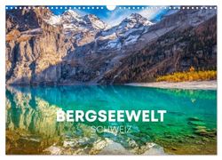 Wunderwelt Schweiz (Wandkalender 2024 DIN A3 quer), CALVENDO Monatskalender: Landschaftsfotokalender mit den schönsten und beeindruckendsten Bergseelandschaften der Schweiz.