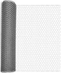 Windhager 11249 - Grillage Hexagonal Galvanisé 25 mm - 2,5 x 0,5 m - Idéal pour Poulailler et Basse Cour