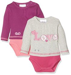 Twins Love, Body Bimba, (pacco da 2), Rosa (pink), 74