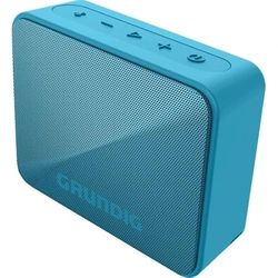 GRUNDIG Solo+ Blue Bluetooth luidspreker, soundbox, 3,5 W RMS vermogen, 30 meter bereik, meer dan 20 uur speeltijd, Bluetooth 5.3, spatwaterdichte behuizing (IPX5), zwart