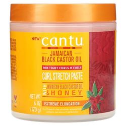 CANTU - Pasta per Allungare Ricci - Olio di Ricino Nero Giamaicano - Con Miele - 170 g