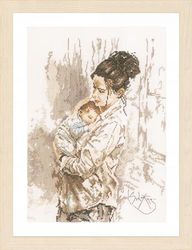 Lanarte Embroidery Kit, Cotton Acrylic, Multicoloured, ca. 29 x 39 cm