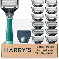 Harry's Starter Set, Includes Weighted Handle and 13 Razor Blade Refills