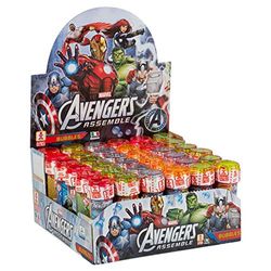 DULCOP - Bolle Sapone "Avengers Assemble" Marvel Comics - Espositore da 36 Pezzi - 559000